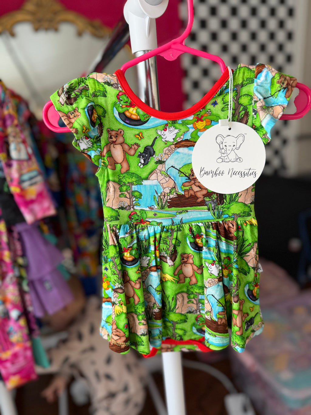 3-6 Month Bodysuit Bow Back Twirl