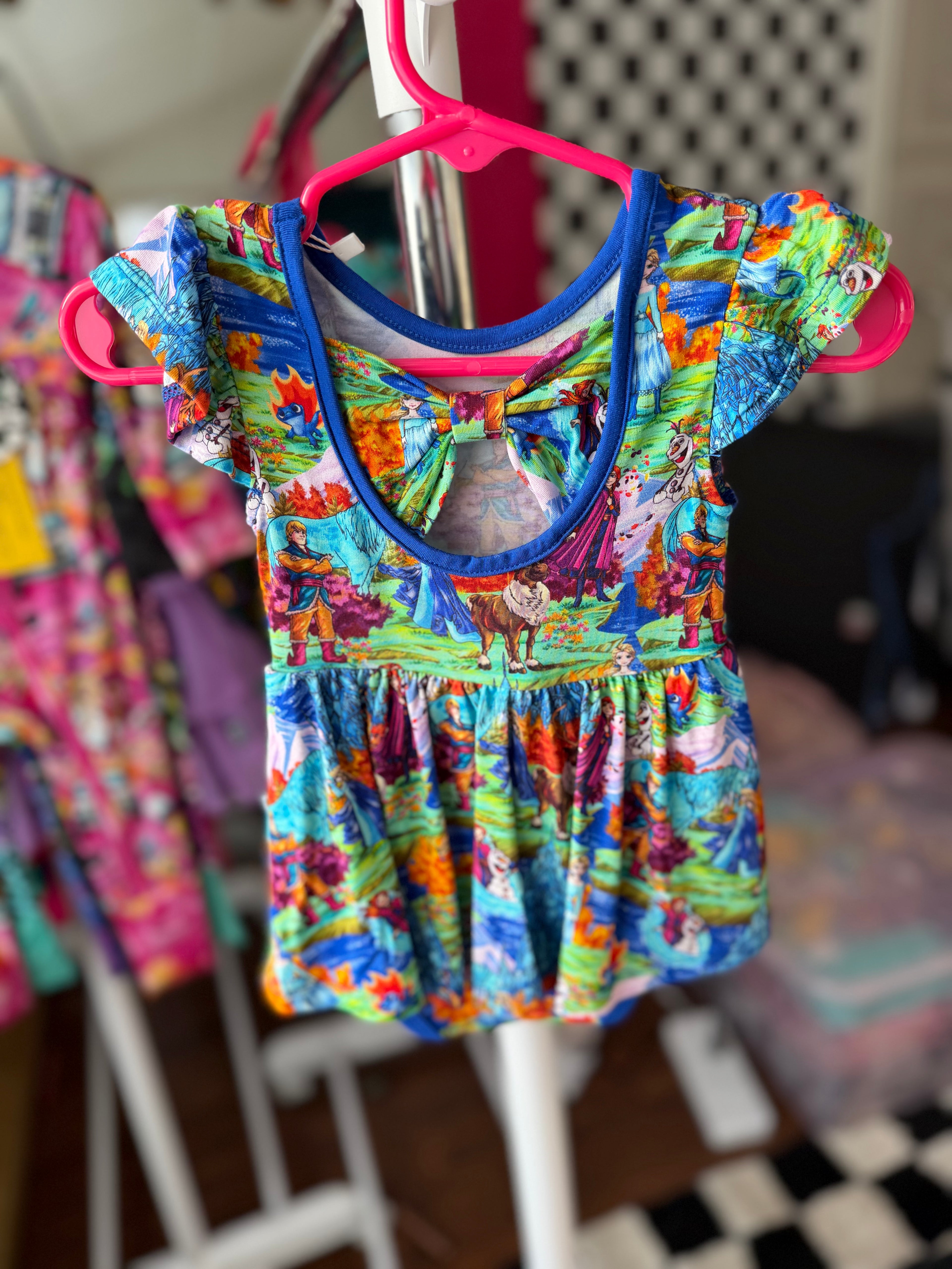 3-6 Month Bodysuit Bow Back Twirl