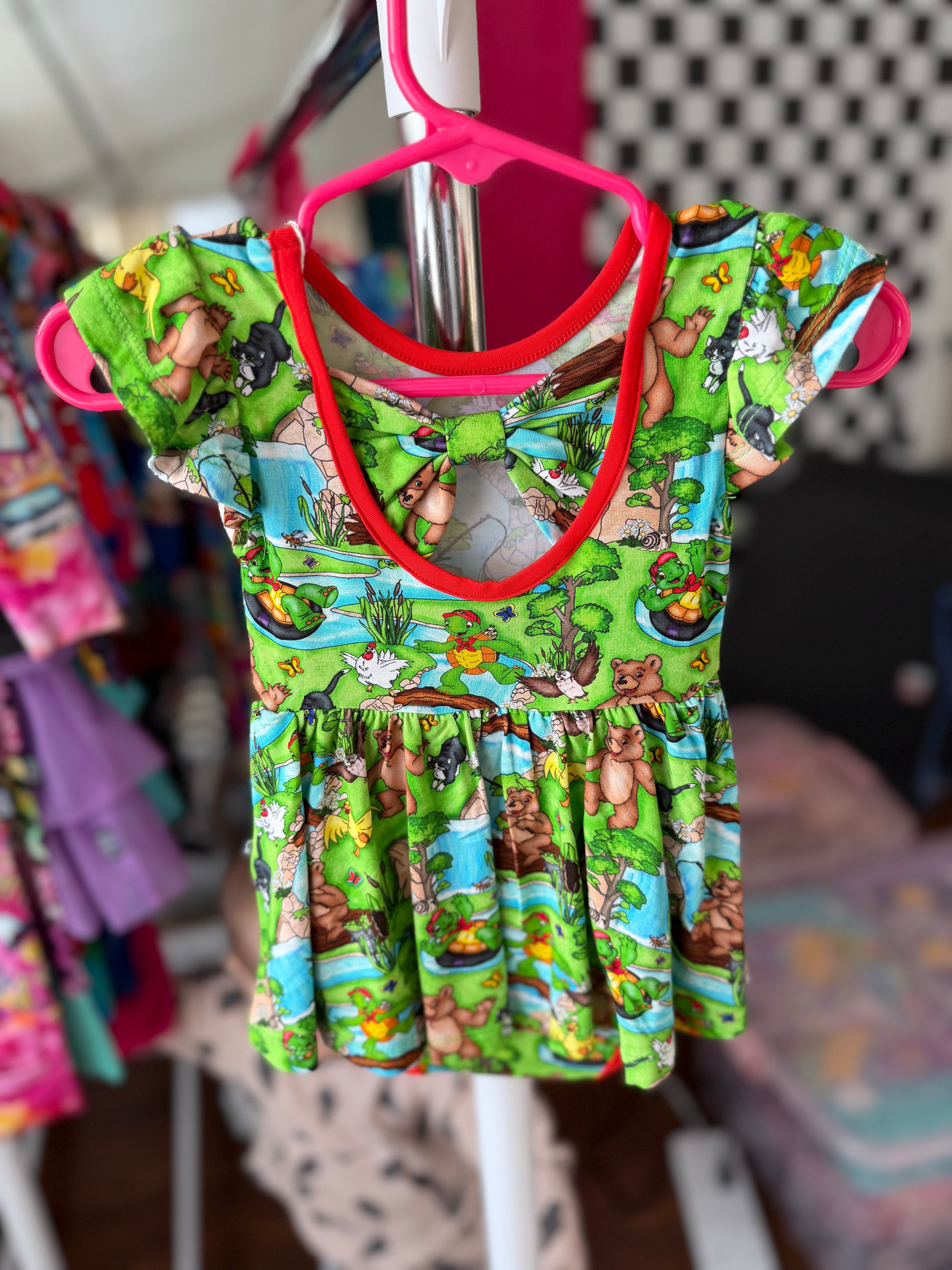 3-6 Month Bodysuit Bow Back Twirl