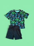MIDNIGHT MAYHEM: *GREEN MACHINE EDITION* - Bamboo Short Set