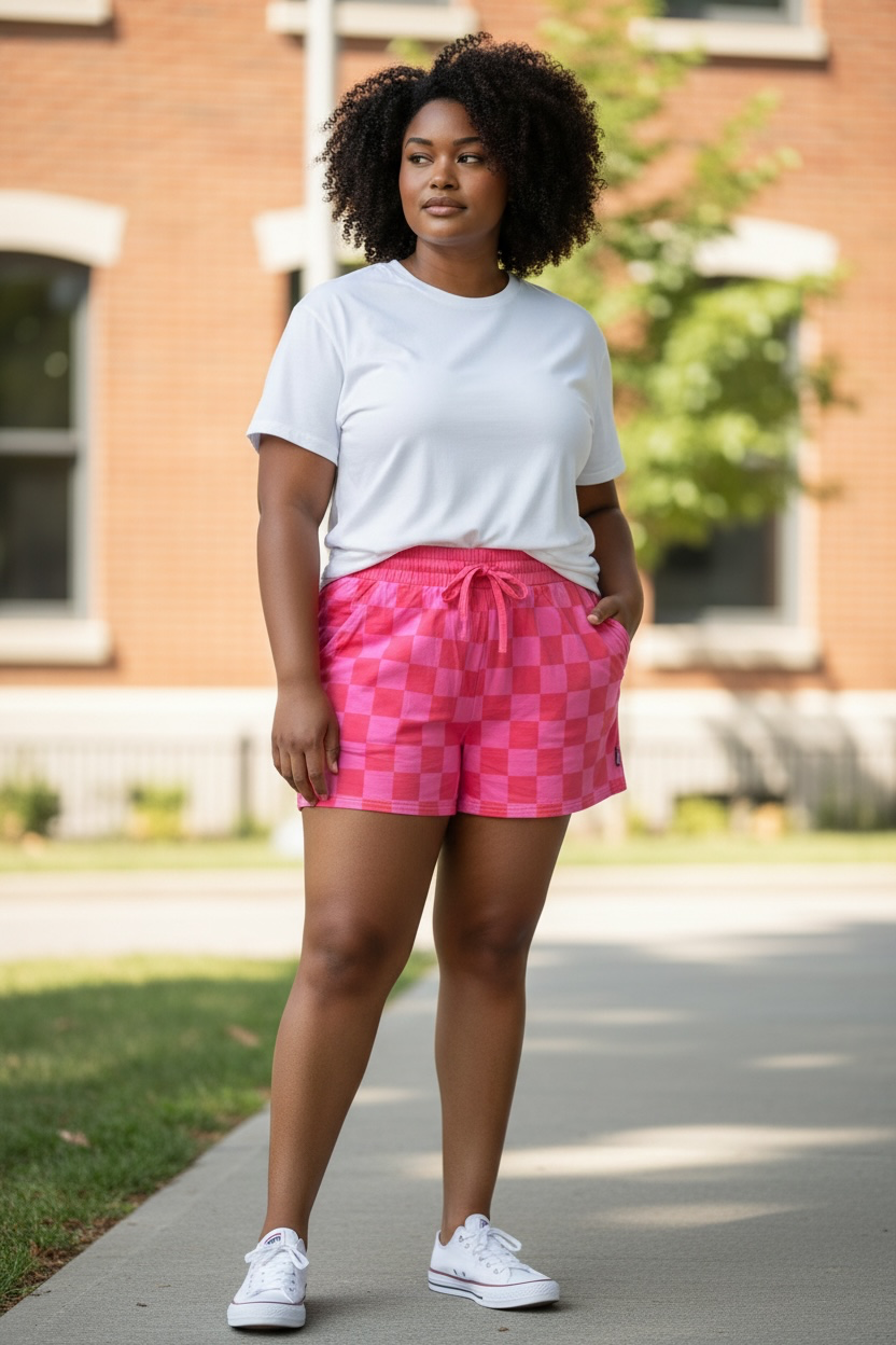 Summer Checks | Women's Lounge Shorts
