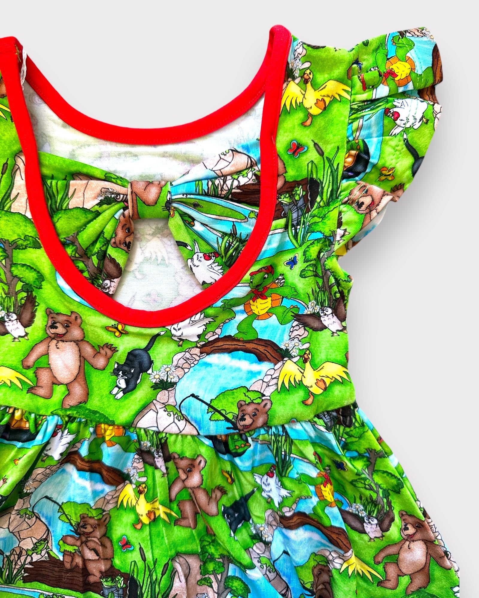 3-6 Month Bodysuit Bow Back Twirl