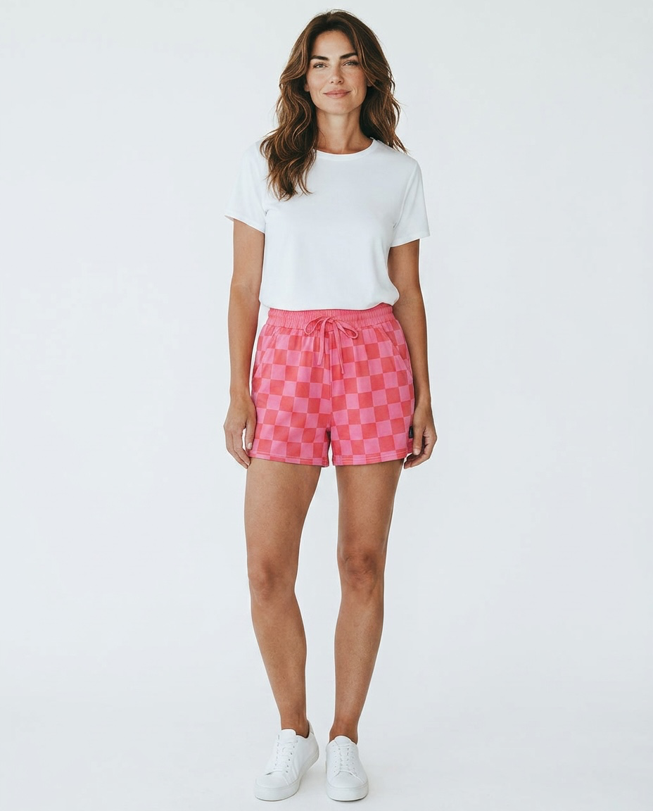 Summer Checks | Women's Lounge Shorts