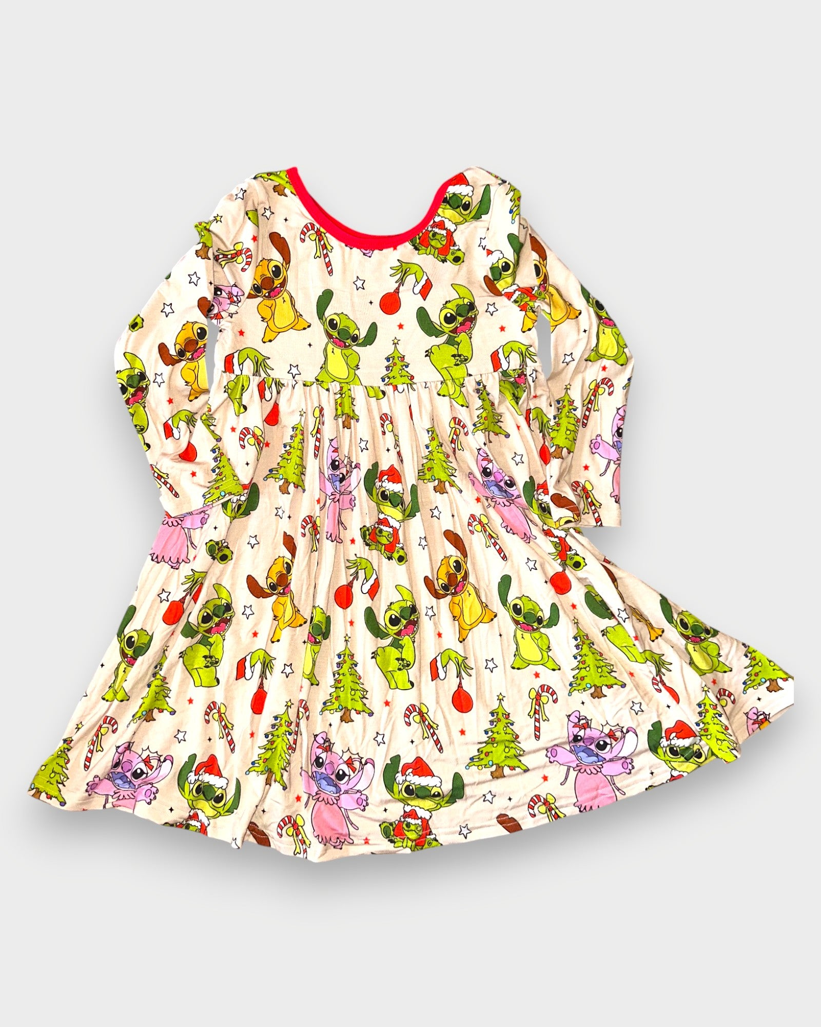 Christmas Green Guy Twirl Dress