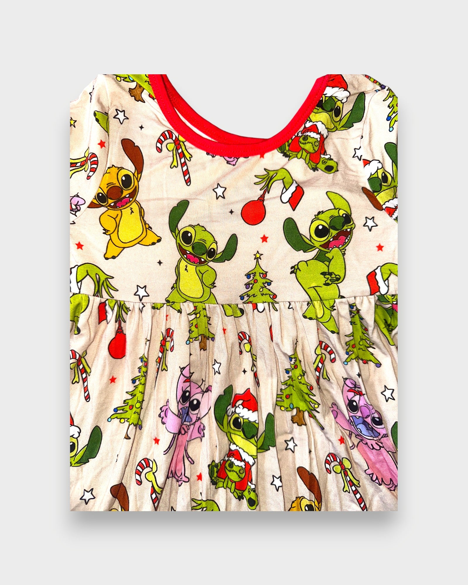 Christmas Green Guy Twirl Dress