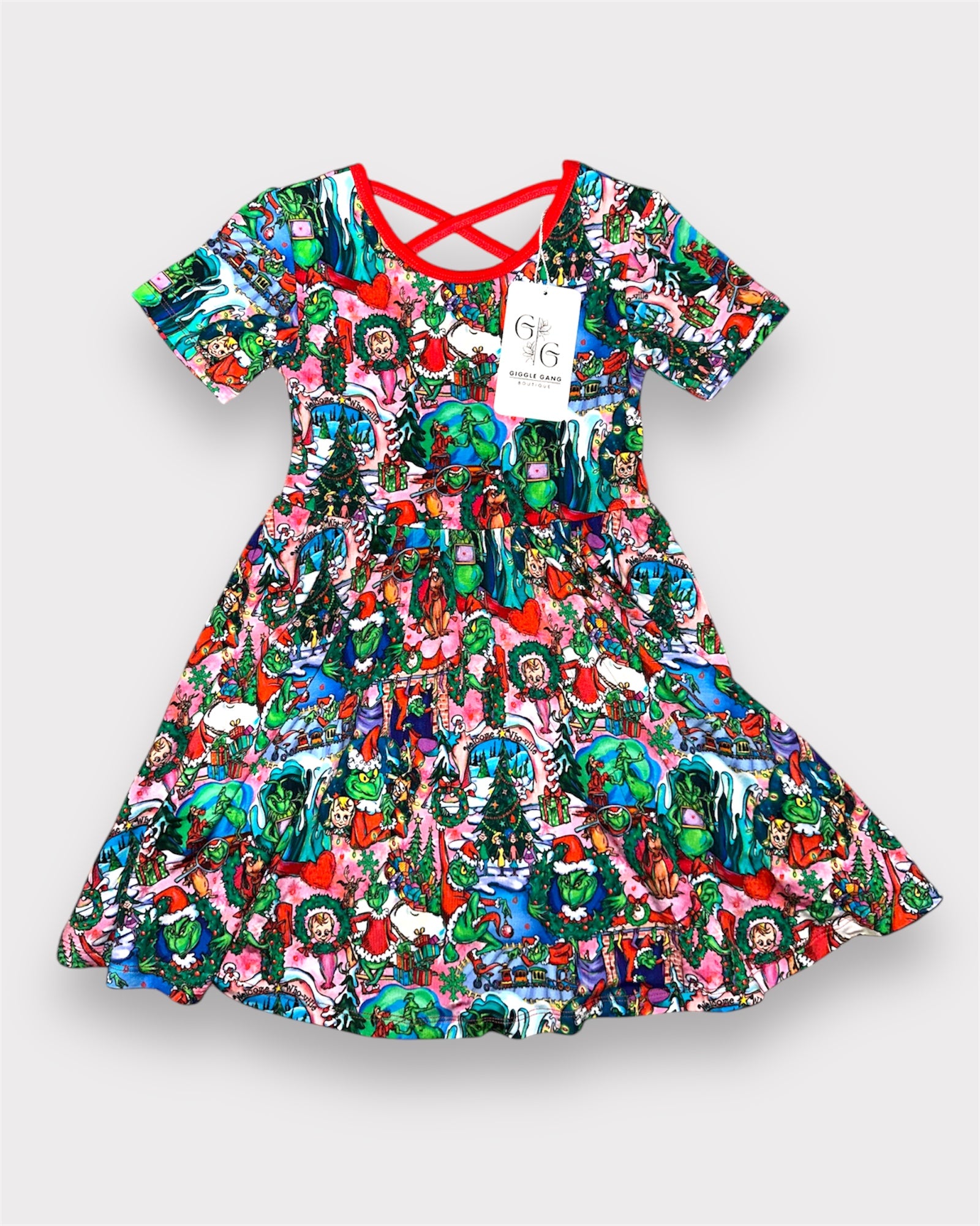 Mean One Twirl Dress w/ Bikers