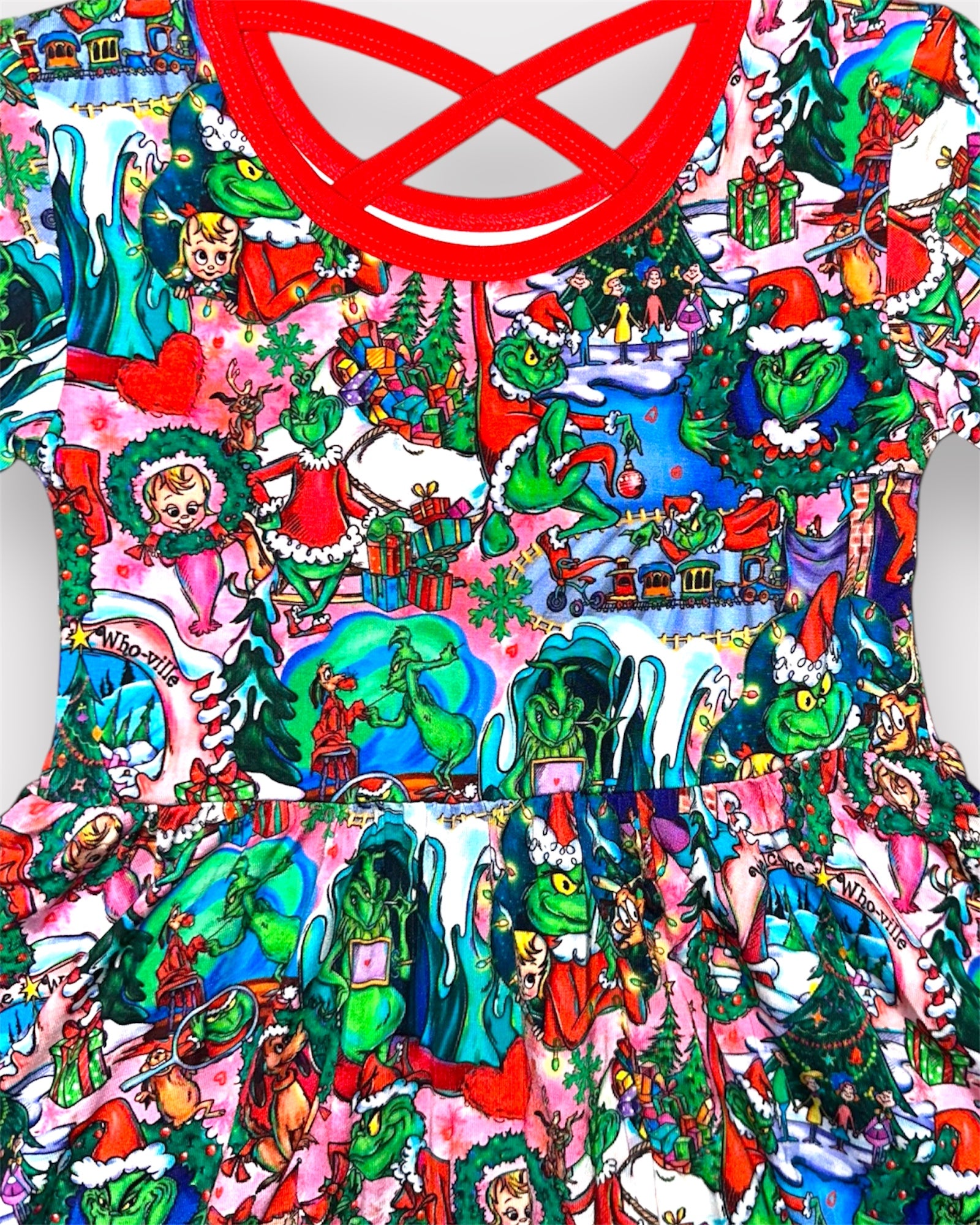 Mean One Twirl Dress w/ Bikers