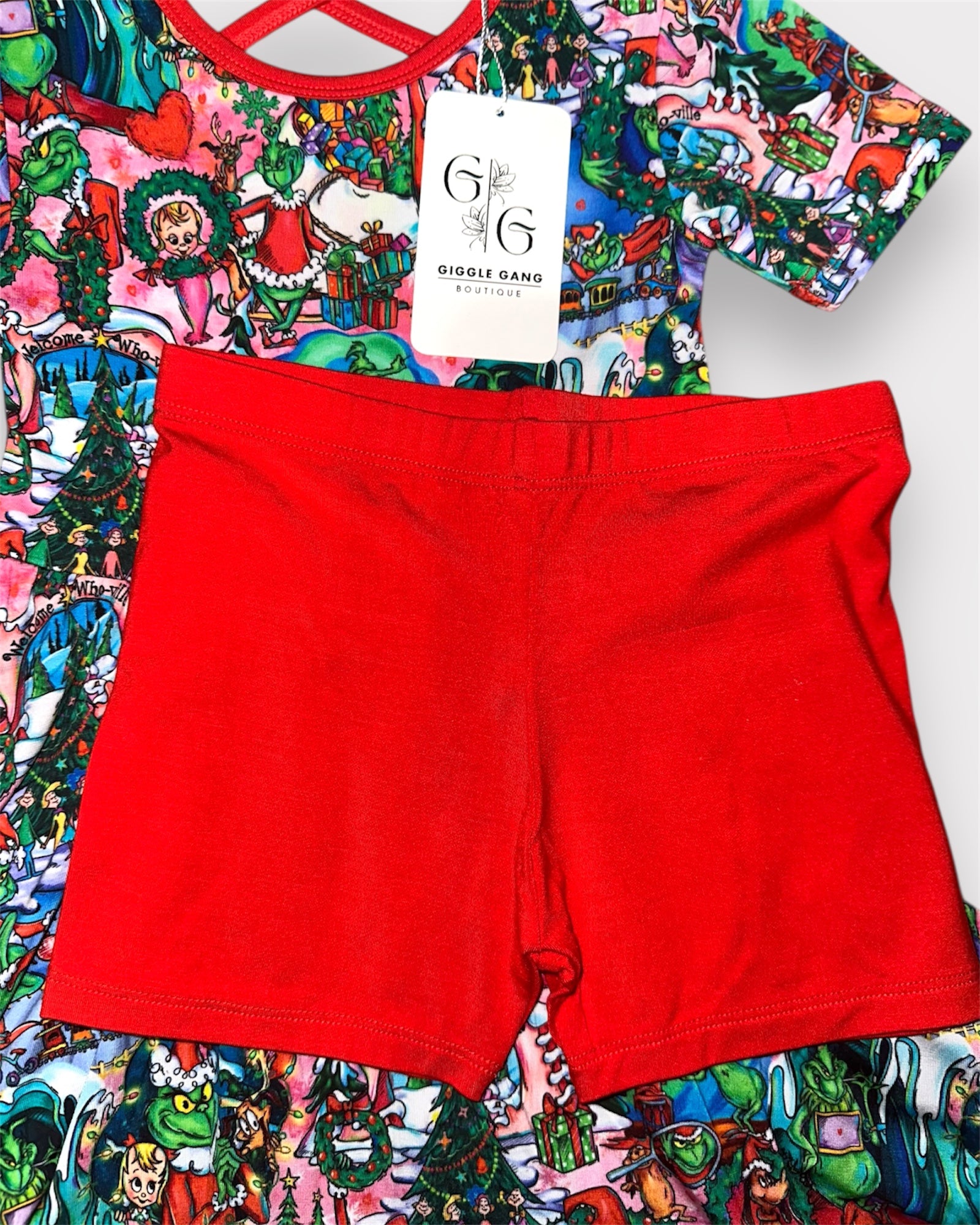 Mean One Twirl Dress w/ Bikers